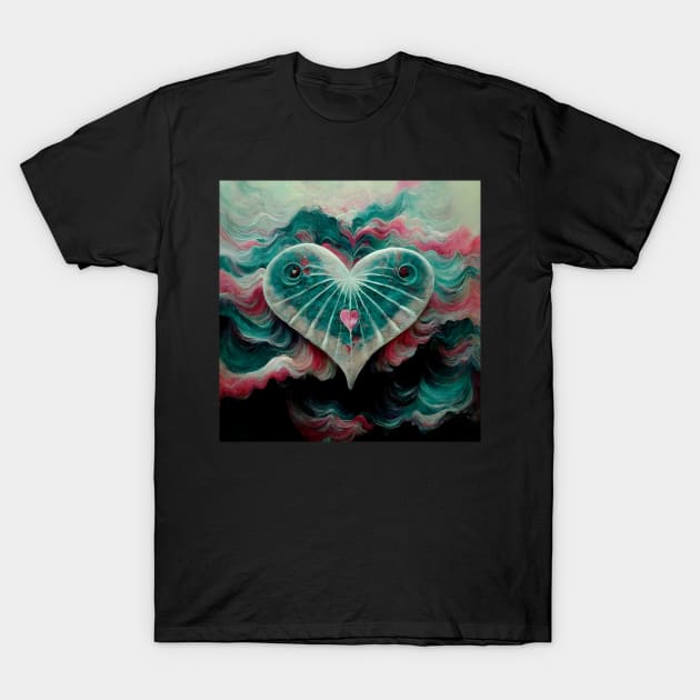 Water Hearts Of Love 10 T-Shirt by MiracleROLart